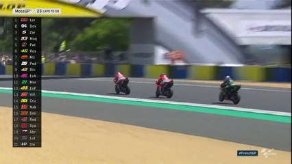Dovizioso le MANS 2018 chute