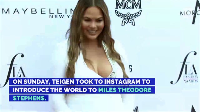 Chrissy Teigen Reveals Newborn Son's Name