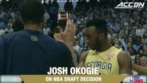 Josh Okogie On Leaving Georgia Tech For NBA