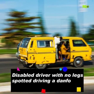Disabled Driver With No Legs Spotted Driving a Danfo.#NLNews#Naijaloaded
