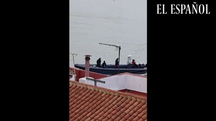 Lancheros entre las casas