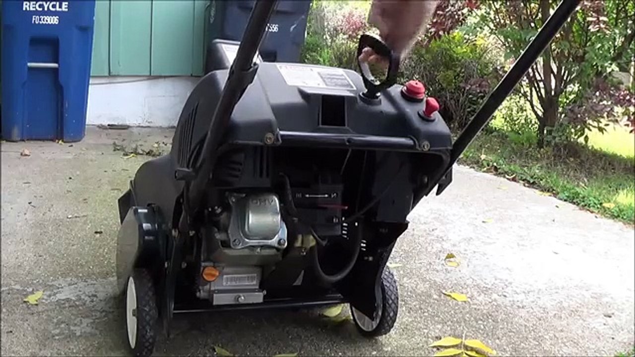 How To Repair Snow Blower Carb Engine Only Runs with Choke video