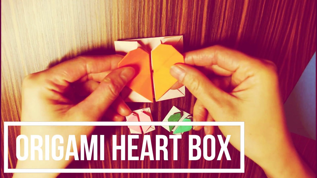 Origami  Box With Heart (Fast and Easy)   Tutorial