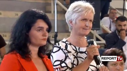 Report TV - Nëna që u përplas me bodigardët e Metës, sot iu ankua Ramës