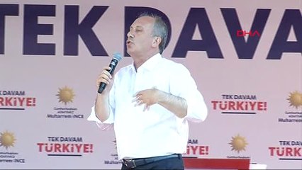 Zonguldak Cumhurbaşkanı Adayı Muharrem İnce Halka Hitap Etti