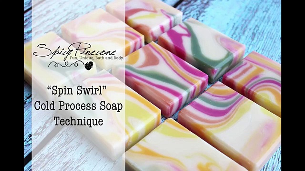 Spin Swirl - Cold Process Soap Technique