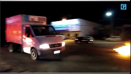 Caminhoneiros interditam via em Iconha