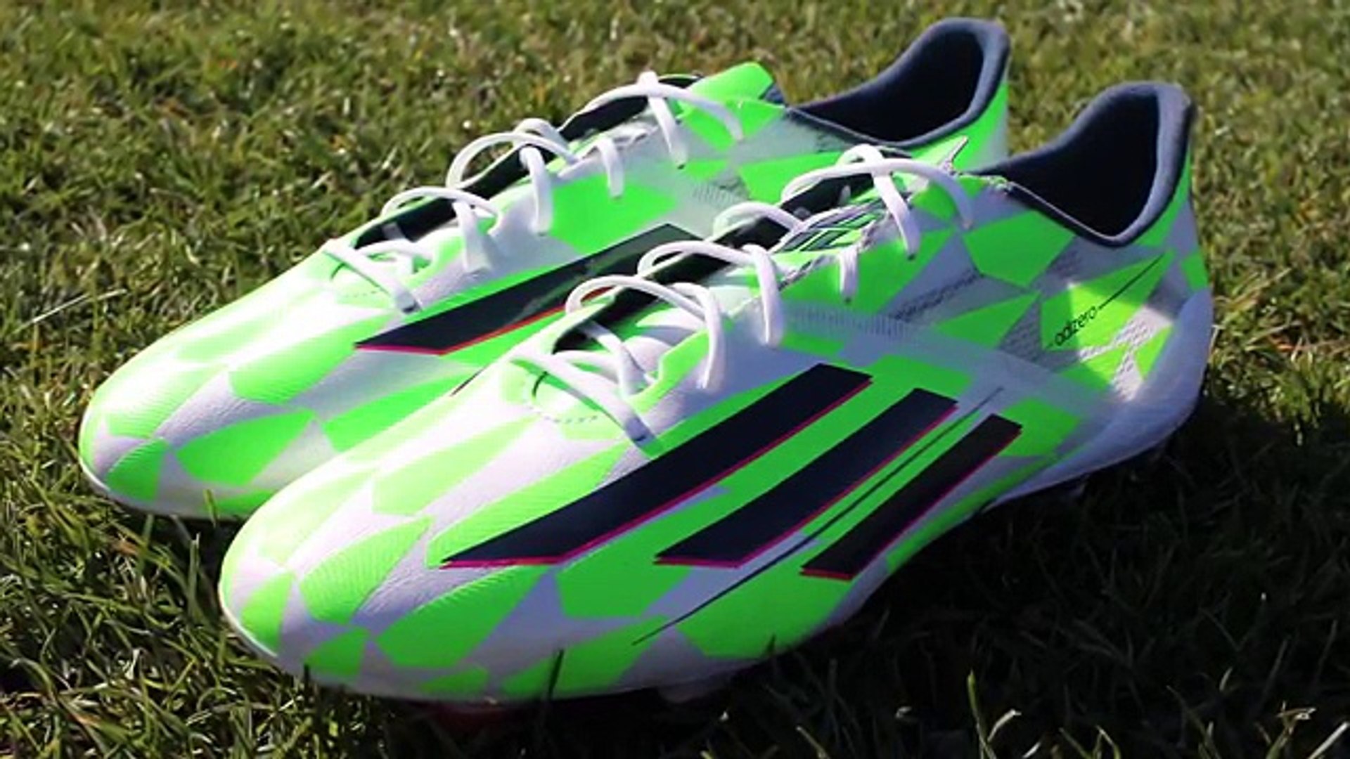 White/Green Supernatural F50 adiZero IV - James Rodriguez, Gareth Bale Diego Boots - video