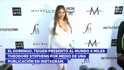 Chrissy Teigen revela el nombre de su recién nacido