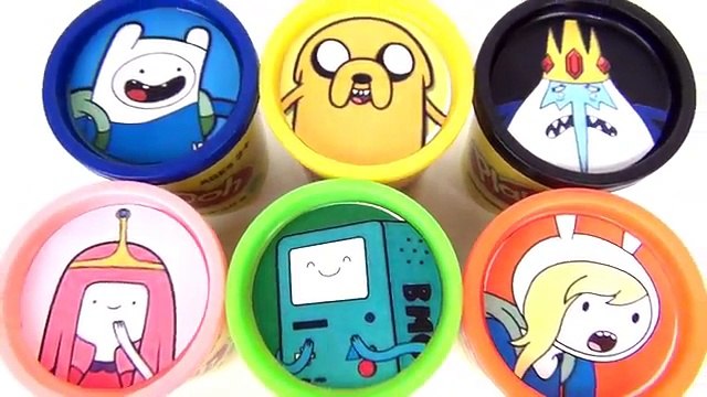 ADVENTURE TIME Play-Doh Lids Toy Surprises