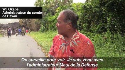 Coulée de lave et explosions bloquent une autoroute à Hawaï