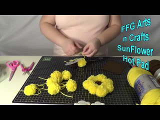 FFG Arts n Crafts Sunflower Hot Pad
