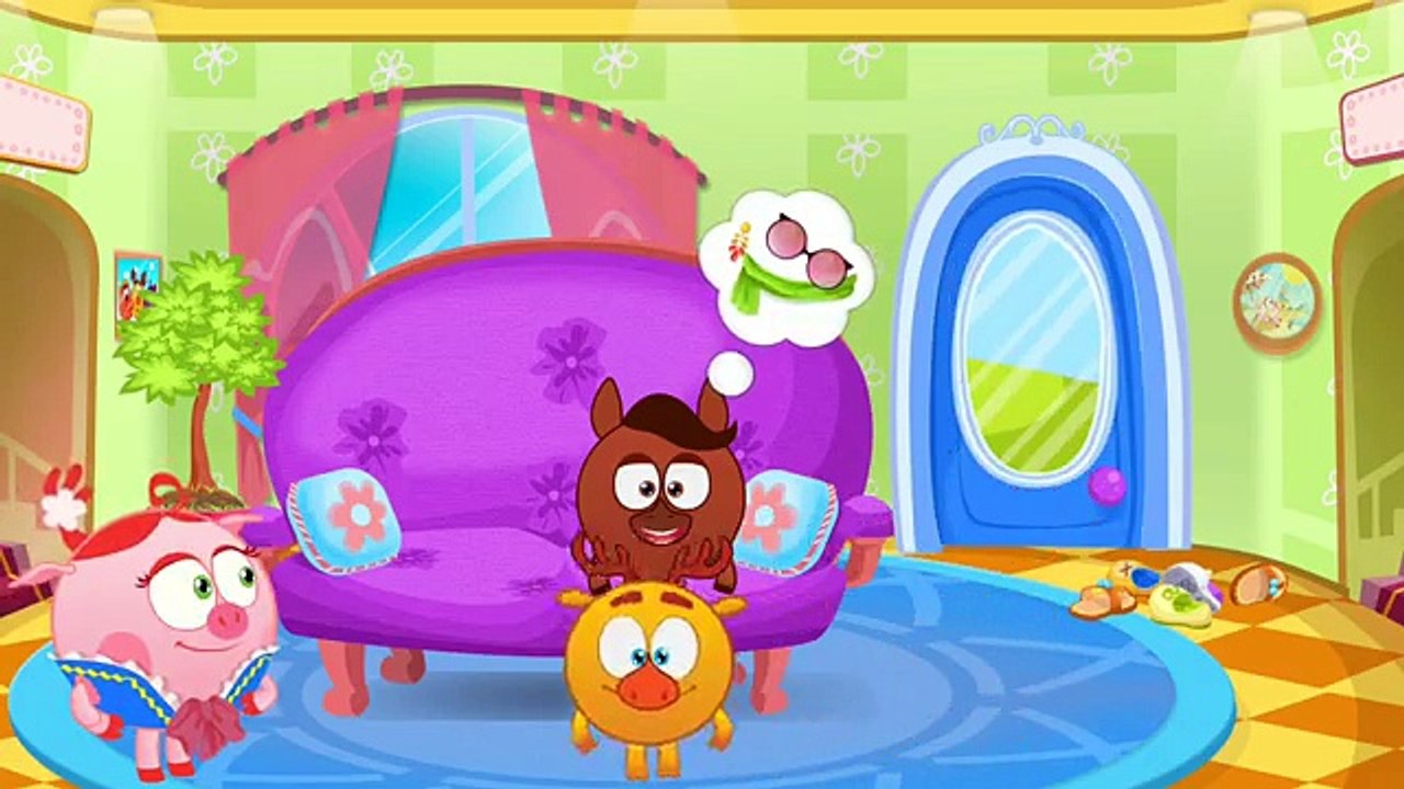 Смишарики Нюша салон красоты #2 Детский развивающий игровой мультик для детей