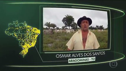 William  Bonner imita voz de homem que participou da campanha da Globo O Brasil Que Eu Quero