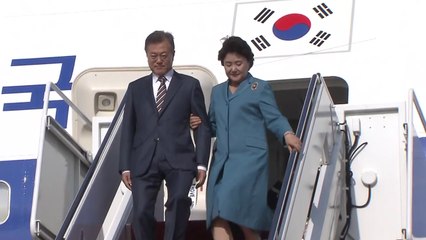 워싱턴 도착...문재인 대통령 중재에 북미 회담 성공 달려있다 / YTN