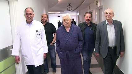 El presidente palestino Abas tiene neumonía y mejora