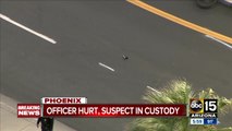Phoenix officer hurt after shooting with suspect