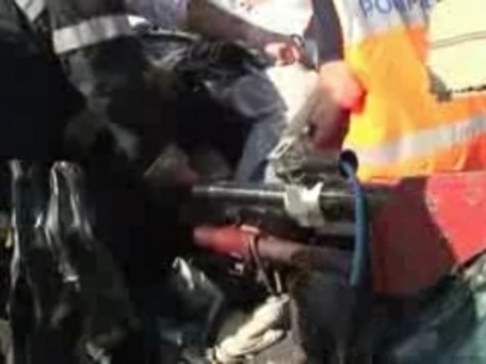 Sapeur-pompier accident de la route