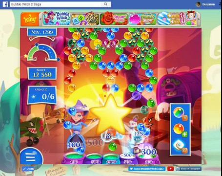 Bubble Witch Saga 2-Level 1799