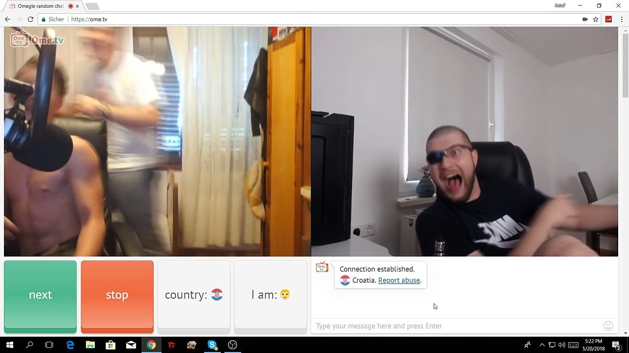 ZAJEBAVAM SVABE I HRVATE NA OMEGLE!! 