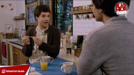 Blas y Junior desayunan juntos