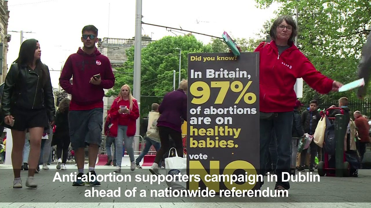 Pro-life campaigners hit the streets ahead of abortion vote