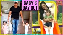 Karanvir Bohra & Shweta Tiwari FUN DAY OUT With Their Babies