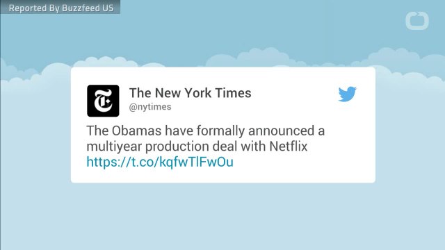 The Obamas Signed A Netflix Deal To Produce Films, Documentaries, And Other Series
