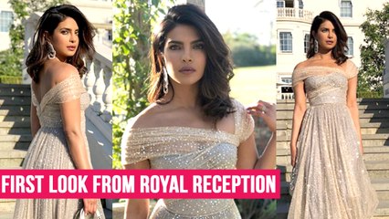 Priyanka Chopra Looks Gorgeous At Harry & Meghan's Royal Reception