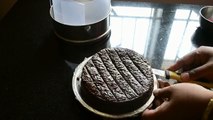 How To Make Eggless Chocolate Mousse Sandwich Cake - Video Recipe