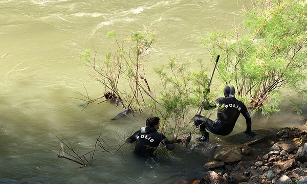 Artvin'de, içindeki 3 kişiyle nehre uçan otomobile ulaşıldı