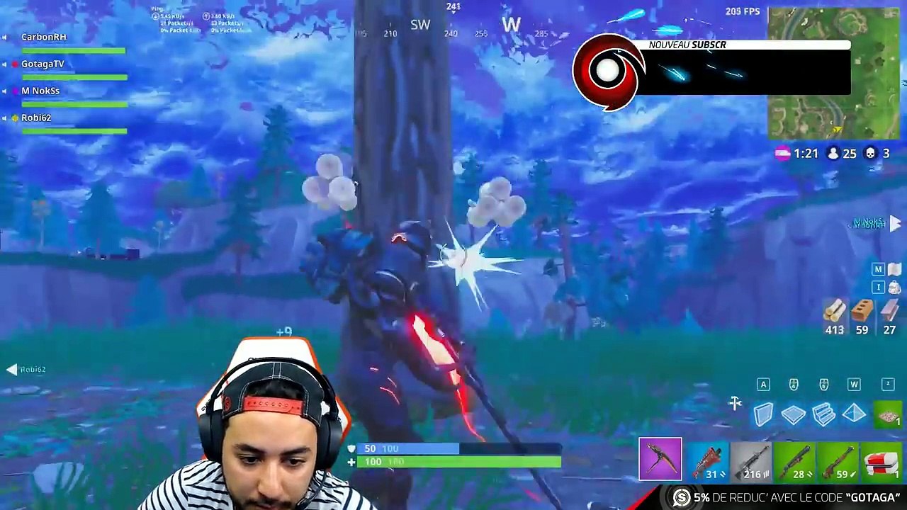 UNE 39 KILLS BIEN REPARTIE ! ► (ft. Carbon,Robi,NokSs) FORTNITE
