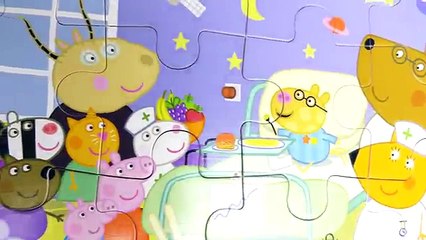 NEW Peppa Pig Fun Wooden Puzzles for kids Compilation