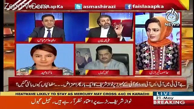 Maiza Rozay Mein Corrupt Admi Ko Defend Mat Karo - Ali Muhmmad Khan to Maiza Hameed