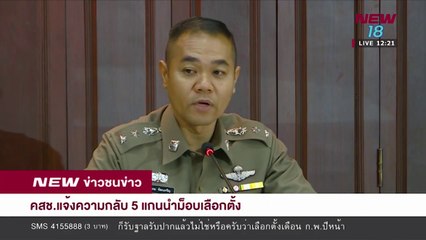 คสช.แจ้งความกลับ 5 แกนนำม็อบเลือกตั้ง