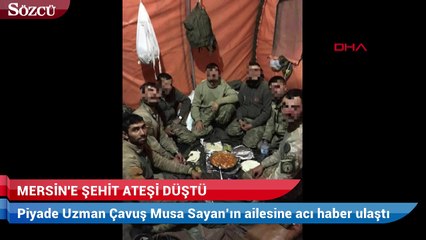 Mersin’e şehit ateşi düştü