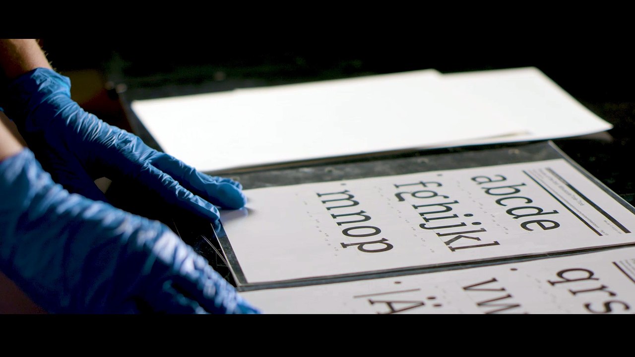 Thomas Huot-Marchand, Ensemble du processus de création du caractère typographique Minuscule, 2002-2007