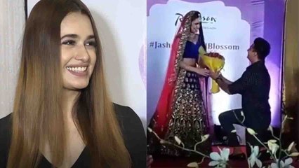 Yuvika Choudhary REACTS on Prince Narula's PROPOSAL during ramp walk; Watch Video। FilmiBeat