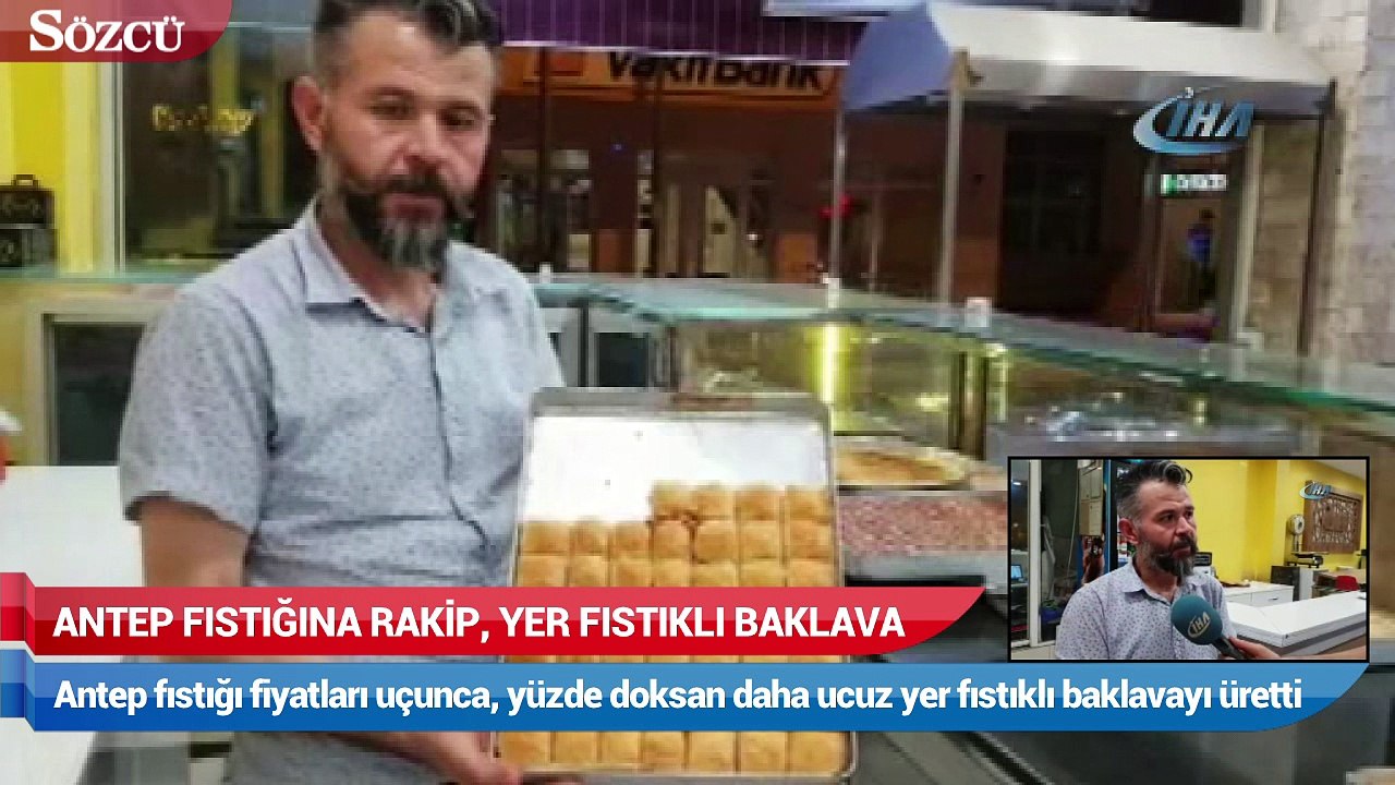 Antep fıstığına rakip yer fıstıklı baklava