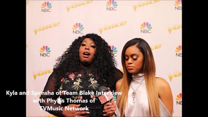 The Voice 14 Top 4 Finale Interviews - Kyla and Spensha of Team Blake