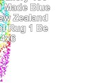 ZnZ Rugs Gallery 190724x6 Hand Made Blueish Grey New Zealand Blend Wool Rug 1 Beige 4x6