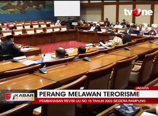 Revisi UU No 15 Tahun 2003 Tentang Terorisme Segera Rampung