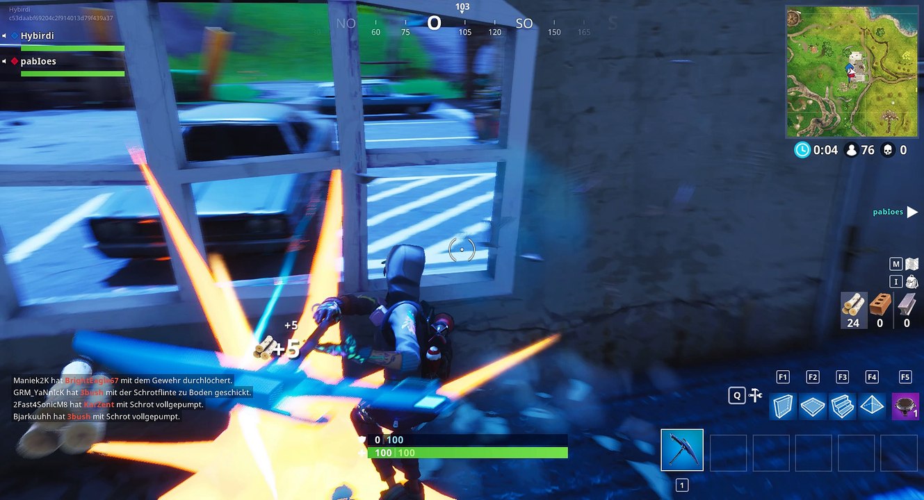 Fortnite double kill - shotgun