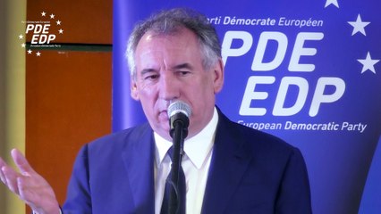 Colloque PDE Europe – Caraïbes  - Clôture par François BAYROU