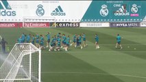 El Real Madrid entrena a puerta abierta antes de la Final de Champions ante el Liverpool