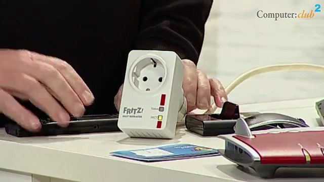 FRITZ!DECT Repeater 100 von AVM zur DECT Reichweitenverdoppelung mit Verschlüsselung