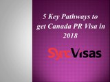 5 Key Pathways to get Canada PR Visa in 2018