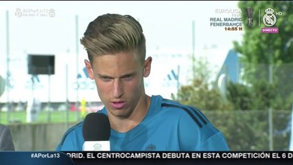 Marcos Llorente: "Me gusta cuidarme, pero el sa´bado me comeré una pizza seguro"