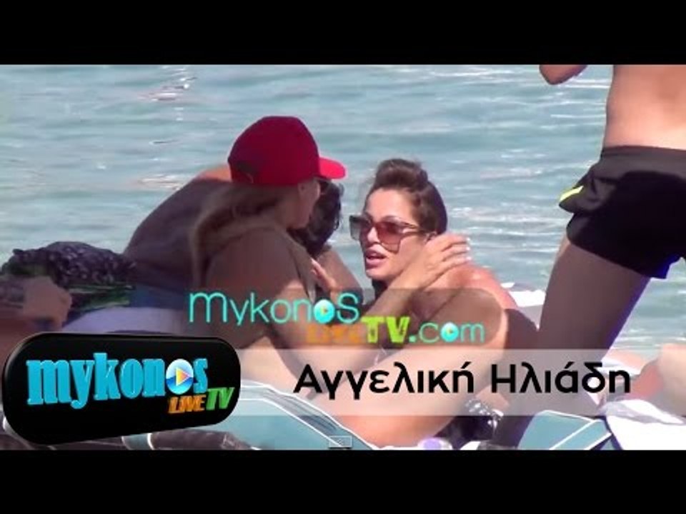 Η Αγγελική Ηλιάδη ξανα στη Μύκονο!!!