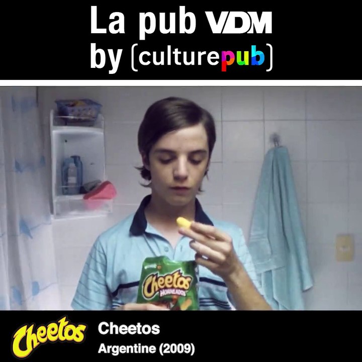 Aujourd'hui, c'est la Pub VDM by Culture Pub: Cheetos."Moins c'est sérieux, plus c'est drôle"